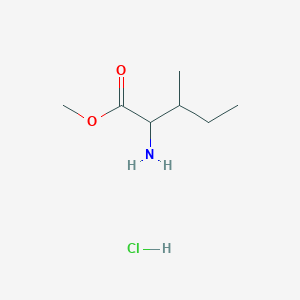 molecular formula C7H16ClNO2 B3251946 Methyl 2-amino-3-methylpentanoate hydrochloride CAS No. 2127175-24-8