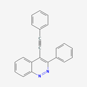 molecular formula C22H14N2 B3251960 3-Phenyl-4-(phenylethynyl)cinnoline CAS No. 212778-67-1