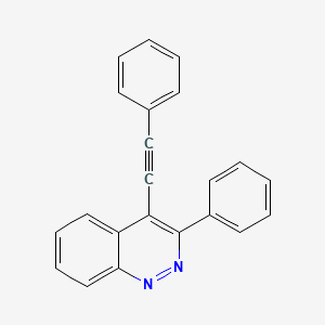 3-Phenyl-4-(phenylethynyl)cinnoline