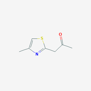 molecular formula C7H9NOS B3252013 1-(4-methyl-1,3-thiazol-2-yl)propan-2-one CAS No. 213682-44-1