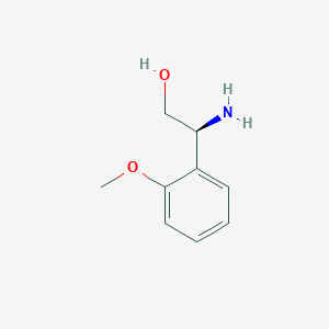 molecular formula C9H13NO2 B3252122 (S)-2-Amino-2-(2-methoxyphenyl)ethan-1-OL CAS No. 213990-64-8
