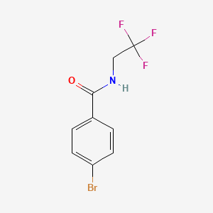molecular formula C9H7BrF3NO B3252157 4-bromo-N-(2,2,2-trifluoroethyl)benzamide CAS No. 214261-65-1