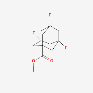 molecular formula C12H15F3O2 B3252190 Methyl 3,5,7-trifluoroadamantane-1-carboxylate CAS No. 214557-84-3