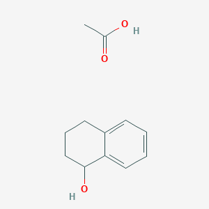 molecular formula C12H16O3 B3252251 1-Naphthalenol, 1,2,3,4-tetrahydro-, acetate CAS No. 21503-12-8