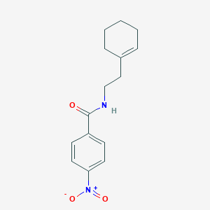 molecular formula C15H18N2O3 B325234 N-(2-cyclohex-1-en-1-ylethyl)-4-nitrobenzamide 
