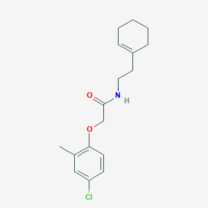 molecular formula C17H22ClNO2 B325236 2-(4-chloro-2-methylphenoxy)-N-[2-(cyclohex-1-en-1-yl)ethyl]acetamide 