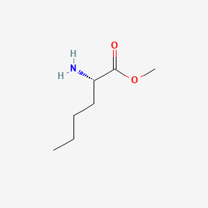 molecular formula C7H15NO2 B3252596 methyl (2S)-2-aminohexanoate CAS No. 21754-55-2