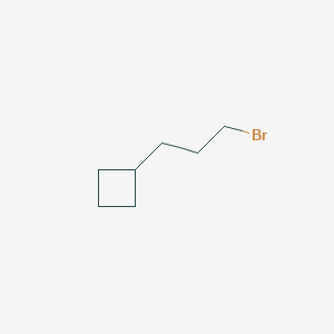 molecular formula C7H13B B3252615 (3-Bromopropyl)cyclobutane CAS No. 21782-49-0