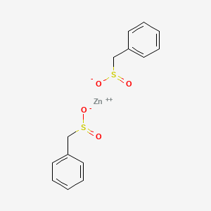 molecular formula C14H14O4S2Zn B3252633 Zinc(II) phenylmethanesulfinate CAS No. 21799-75-7