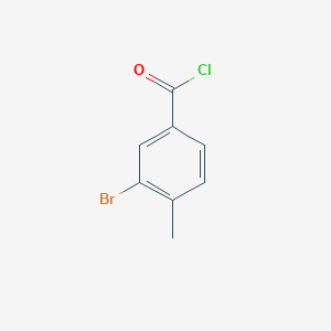 molecular formula C8H6BrClO B3252719 3-溴-4-甲基苯甲酰氯 CAS No. 21900-33-4