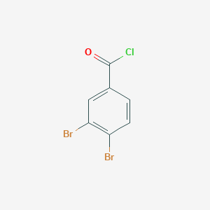 molecular formula C7H3Br2ClO B3252727 3,4-Dibromobenzoyl chloride CAS No. 21900-35-6