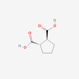 molecular formula C7H10O4 B3252738 (1S,2S)-cyclopentane-1,2-dicarboxylic acid CAS No. 21917-20-4