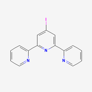 molecular formula C15H10IN3 B3252957 4-iodo-2,6-dipyridin-2-ylpyridine CAS No. 220525-60-0