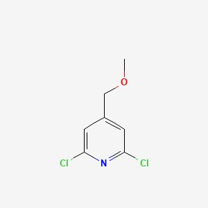 molecular formula C7H7Cl2NO B3253041 2,6-Dichloro-4-(methoxymethyl)pyridine CAS No. 221093-39-6