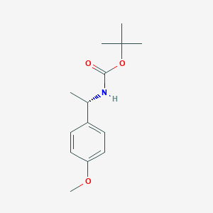 molecular formula C14H21NO3 B3253081 Tert-butyl [(1S)-1-(4-methoxyphenyl)ethyl]carbamate CAS No. 221247-85-4
