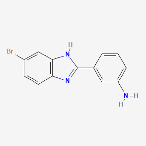 3-(5-Bromo-1H-benzoimidazol-2-yl)-phenylamine