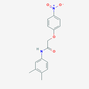 molecular formula C16H16N2O4 B325316 N-(3,4-dimethylphenyl)-2-(4-nitrophenoxy)acetamide 