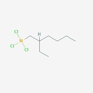 molecular formula C8H17Cl3Si B3253168 Trichloro(2-ethylhexyl)silane CAS No. 222058-04-0
