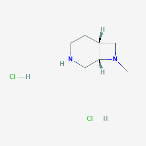 (1S,6R)-8-methyl-3,8-diazabicyclo[4.2.0]octane dihydrochloride
