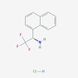 (S)-2,2,2-Trifluoro-1-(naphthalen-1-yl)ethanamine hydrochloride