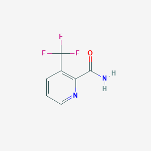molecular formula C7H5F3N2O B3253232 3-(Trifluoromethyl)picolinamide CAS No. 22245-85-8