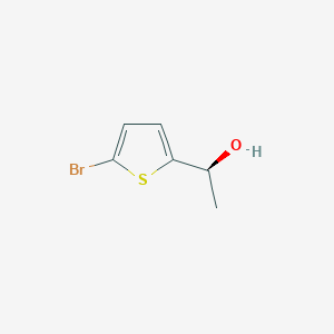molecular formula C6H7BrOS B3253273 (1S)-1-(5-bromothiophen-2-yl)ethan-1-ol CAS No. 222609-65-6