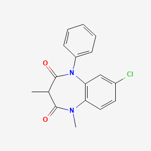 molecular formula C17H15ClN2O2 B3253318 3-Methyl Clobazam CAS No. 22316-16-1