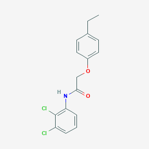 molecular formula C16H15Cl2NO2 B325344 N-(2,3-dichlorophenyl)-2-(4-ethylphenoxy)acetamide 