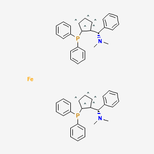 molecular formula C52H50FeN2P2 B3253453 CID 16218463 CAS No. 223725-09-5