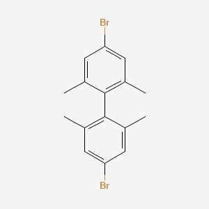 molecular formula C16H16Br2 B3253499 1,1'-Biphenyl, 4,4'-dibromo-2,2',6,6'-tetramethyl- CAS No. 22409-76-3