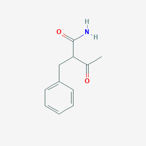 molecular formula C11H13NO2 B3253502 2-Benzyl-3-oxobutanamide CAS No. 22422-02-2