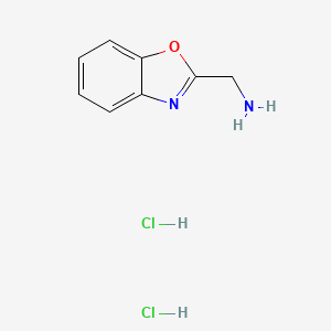 molecular formula C8H10Cl2N2O B3253512 Benzo[d]oxazol-2-ylmethanamine dihydrochloride CAS No. 224298-72-0