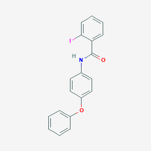 molecular formula C19H14INO2 B325357 2-iodo-N-(4-phenoxyphenyl)benzamide 