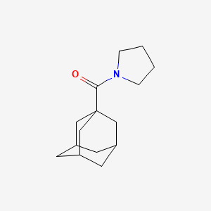 molecular formula C15H23NO B3253600 Adamantan-1-yl(pyrrolidin-1-yl)methanone CAS No. 22508-51-6