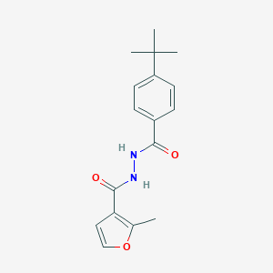 molecular formula C17H20N2O3 B325366 N'-(4-tert-butylbenzoyl)-2-methyl-3-furohydrazide 