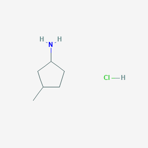 molecular formula C6H14ClN B3253749 3-Methylcyclopentan-1-amine hydrochloride CAS No. 226548-99-8