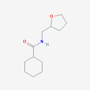 molecular formula C12H21NO2 B325386 Cyclohexanecarboxamide, N-tetrahydrofurfuryl- 