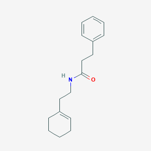 molecular formula C17H23NO B325391 N-[2-(1-cyclohexen-1-yl)ethyl]-3-phenylpropanamide 