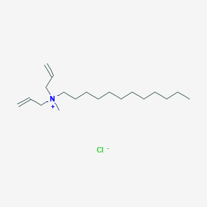molecular formula C19H38ClN B3253954 dodecyl-methyl-bis(prop-2-enyl)azanium;chloride CAS No. 23025-01-6