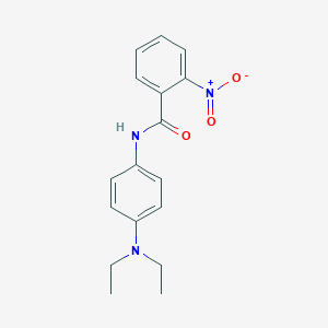 molecular formula C17H19N3O3 B325406 N-[4-(diethylamino)phenyl]-2-nitrobenzamide 