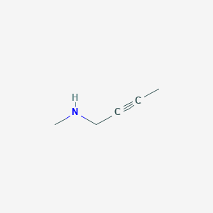 molecular formula C5H9N B3254128 (but-2-yn-1-yl)(methyl)amine CAS No. 23230-98-0