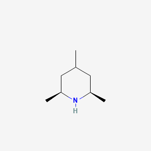 molecular formula C8H17N B3254297 (2R,4R,6S)-2,4,6-trimethylpiperidine CAS No. 23513-20-4