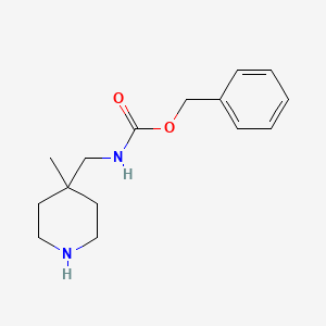 Benzyl ((4-methylpiperidin-4-yl)methyl)carbamate