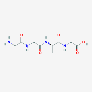 molecular formula C9H16N4O5 B3254362 H-Gly-Gly-Ala-Gly-OH CAS No. 23654-88-8