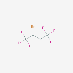 molecular formula C4H3BrF6 B3254369 2-Bromo-1,1,1,4,4,4-hexafluorobutane CAS No. 2366-01-0