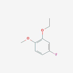 molecular formula C9H11FO2 B3254410 2-Ethoxy-4-fluoro-1-methoxybenzene CAS No. 2379321-28-3