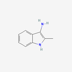 molecular formula C9H10N2 B3254469 2-methyl-1H-indol-3-amine CAS No. 23876-59-7