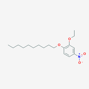 molecular formula C18H29NO4 B3254546 1-(Decyloxy)-2-ethoxy-4-nitrobenzene CAS No. 24020-08-4