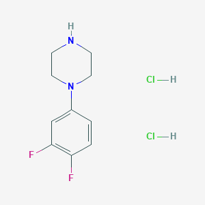 molecular formula C10H14Cl2F2N2 B3254610 1-(3,4-Difluoro-phenyl)-piperazine dihydrochloride CAS No. 241484-99-1