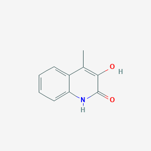 molecular formula C10H9NO2 B3254619 3-Hydroxy-4-methylquinolin-2(1H)-one CAS No. 24186-98-9
